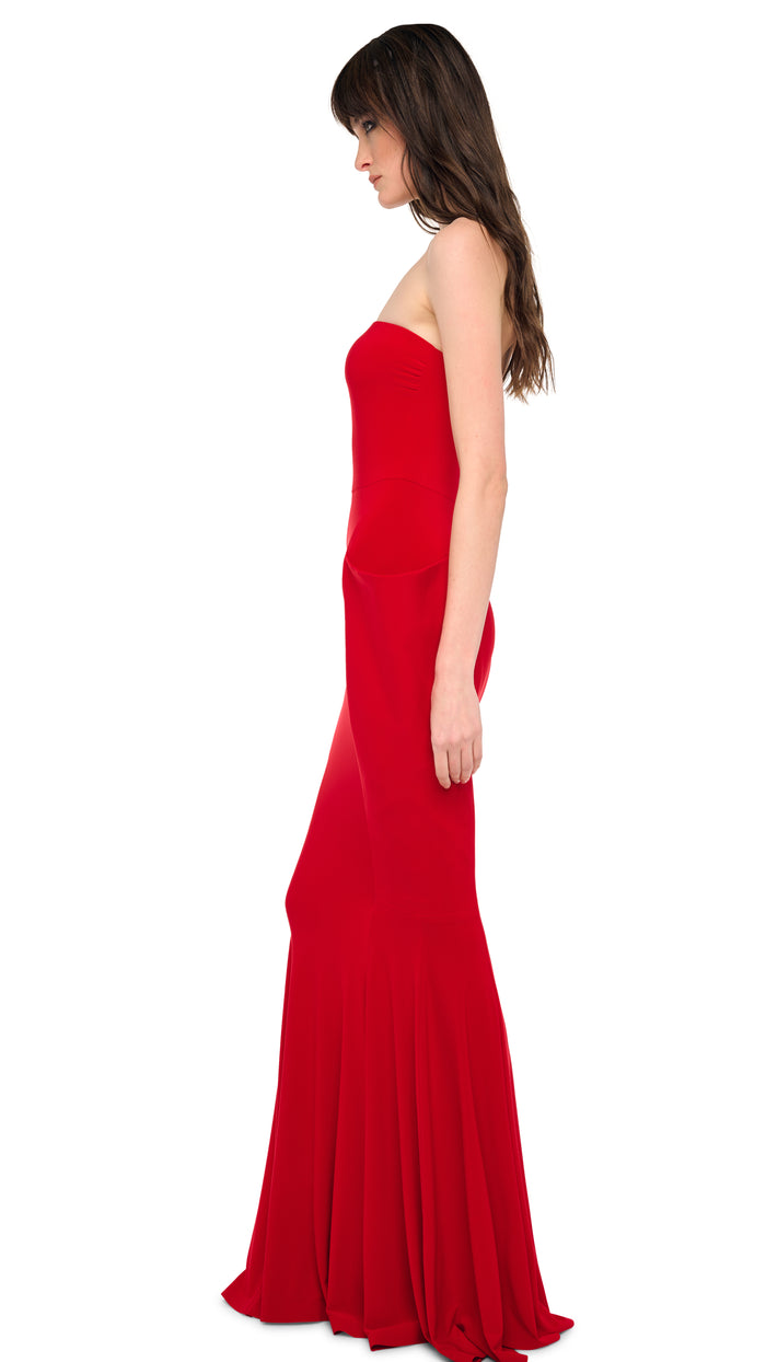 STRAPLESS WING FISHTAIL GOWN #2