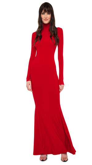 LONG SLEEVE TURTLE FISHTAIL GOWN #5 Thumbnail