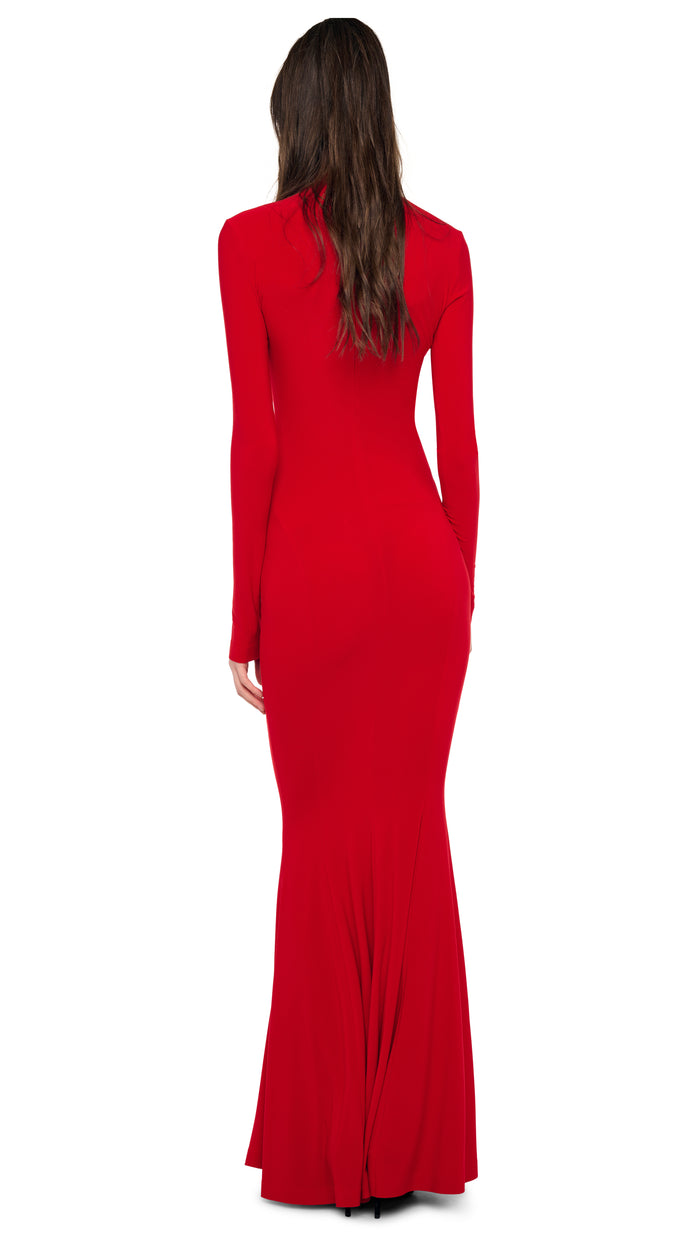 LONG SLEEVE TURTLE FISHTAIL GOWN #3
