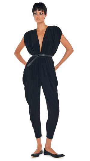 SQUARE SLEEVE WATERFALL JUMPSUIT #4 Thumbnail