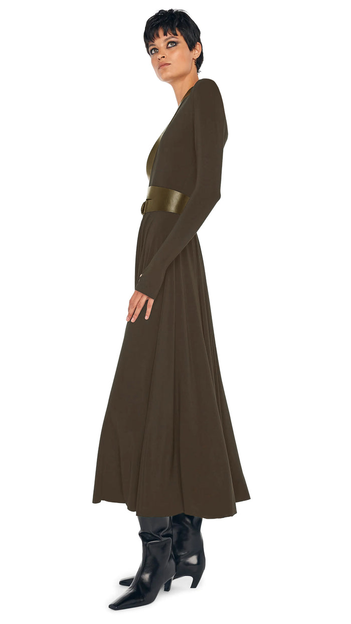 LONG SLEEVE FLARED DRESS #2