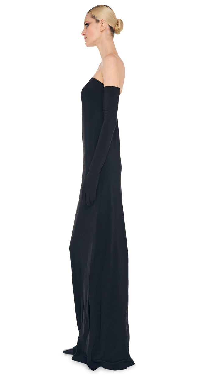 STRAPLESS TAILORED SIDE SLIT GOWN #2