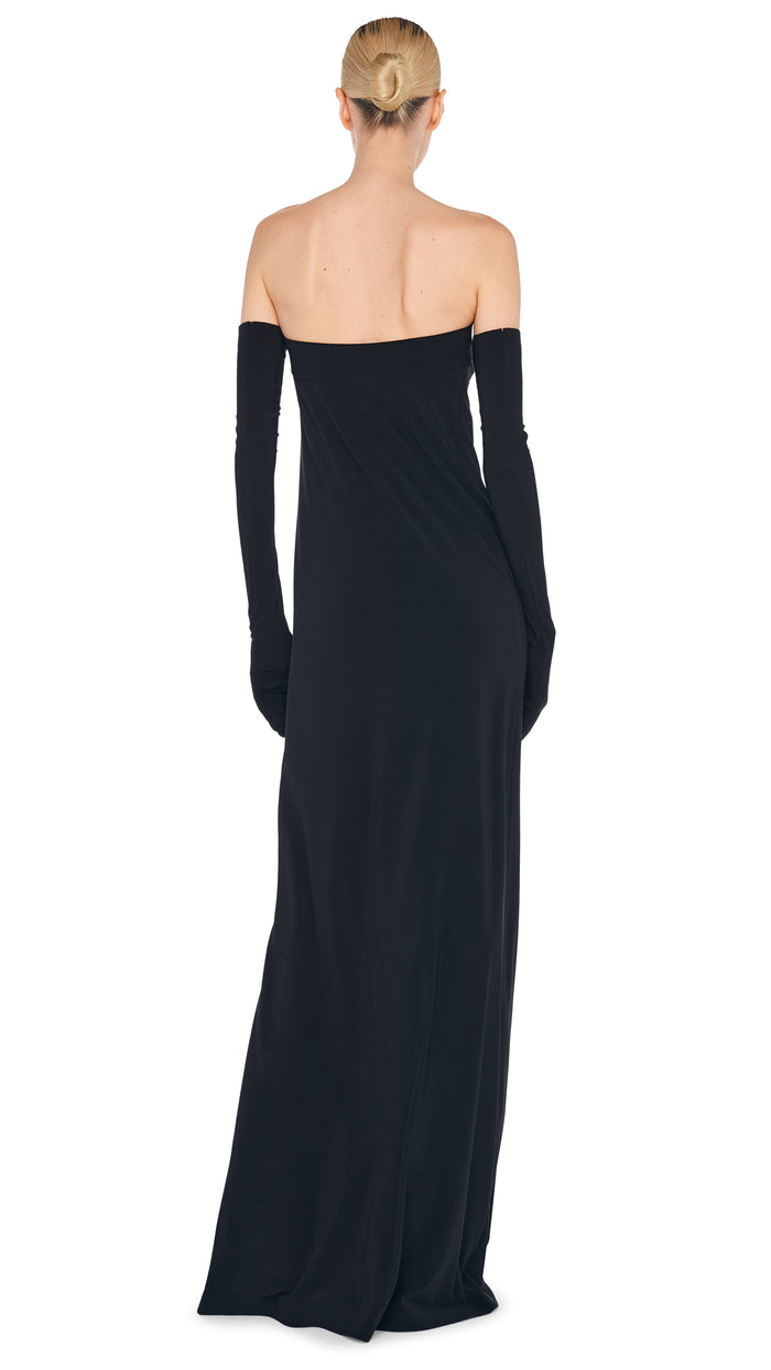 STRAPLESS TAILORED SIDE SLIT GOWN #3