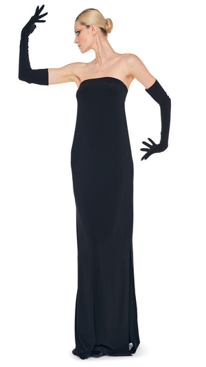 STRAPLESS TAILORED SIDE SLIT GOWN #5 Thumbnail