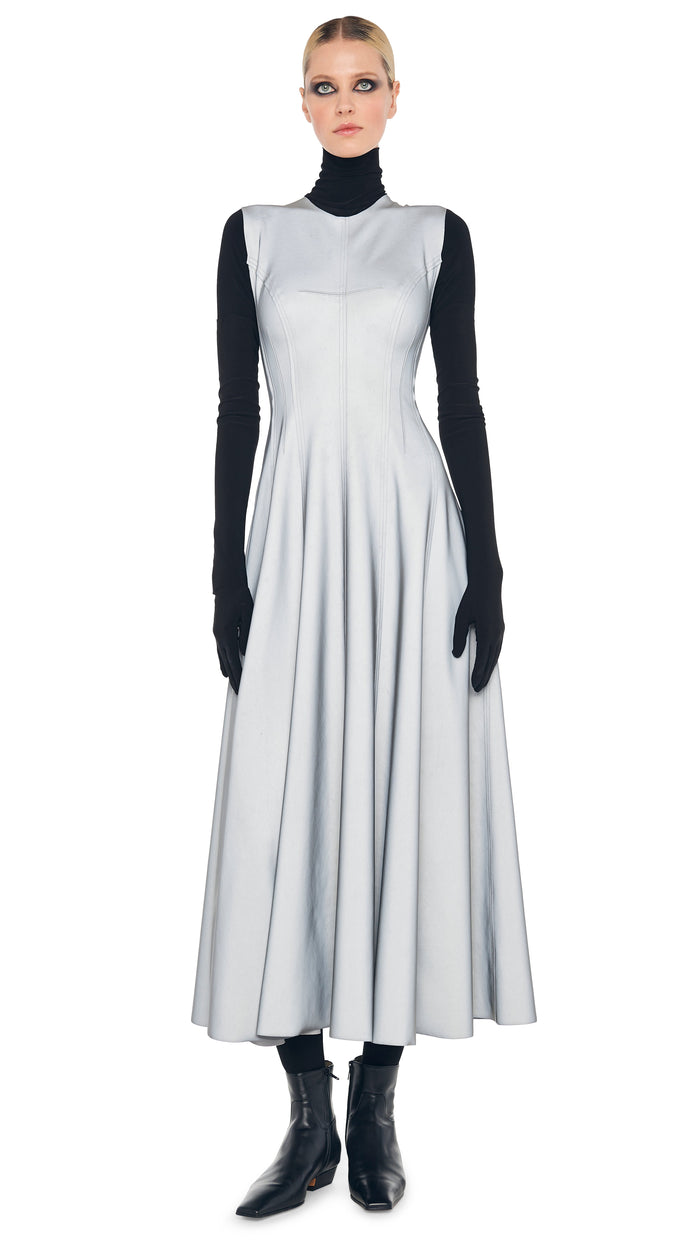 SLEEVELESS LONG GRACE DRESS #1