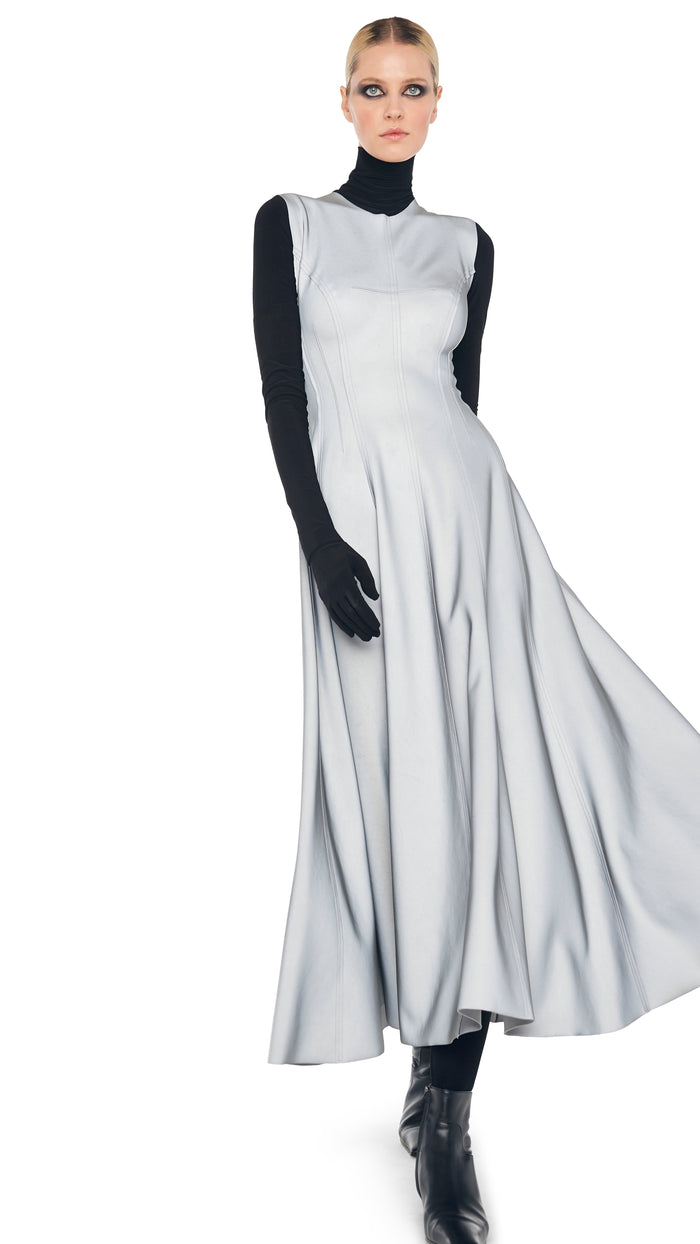 SLEEVELESS LONG GRACE DRESS #6