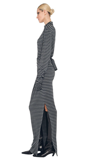 ALL IN ONE SIDE SLIT LONG SKIRT #3 Thumbnail