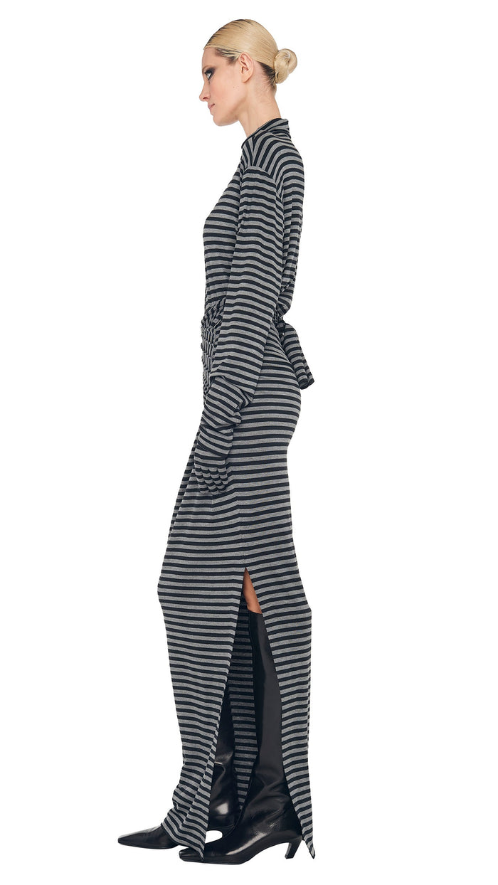 ALL IN ONE SIDE SLIT LONG SKIRT #3