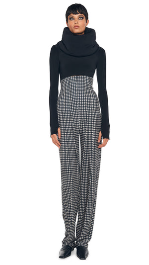 HIGH WAIST TAILORED PLEAT PANT #1 Thumbnail