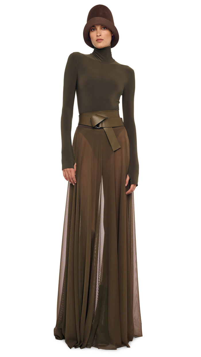 FLARED SKIRT TO FLOOR W/ LEGGING W/ FOOTIE #4