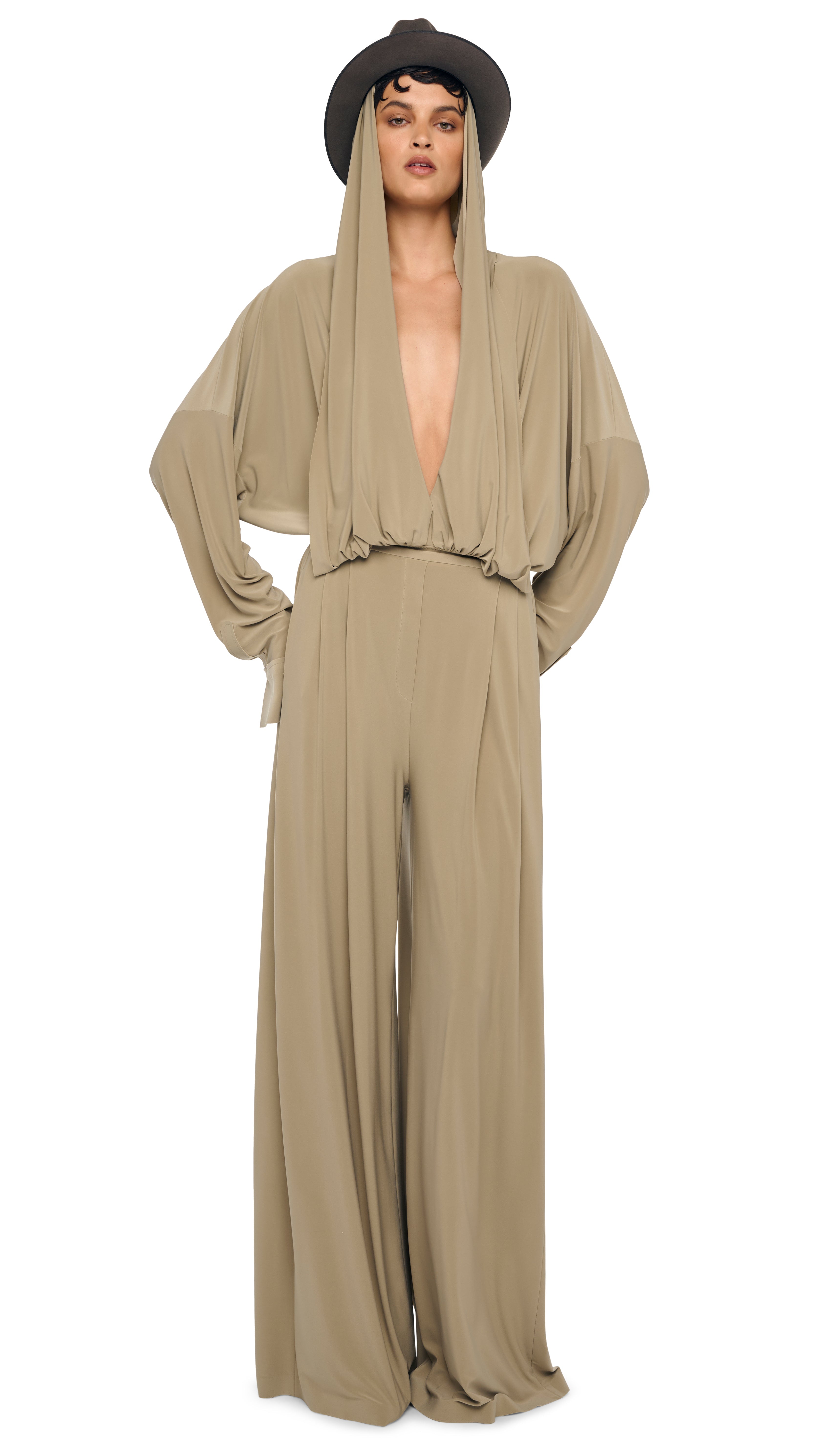 MENS PLEAT PANT - Elm / XL