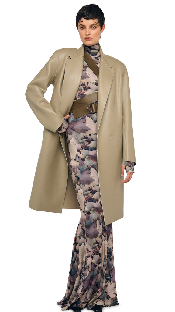OS DOUBLE BREASTED JACKET – Elm – Norma Kamali