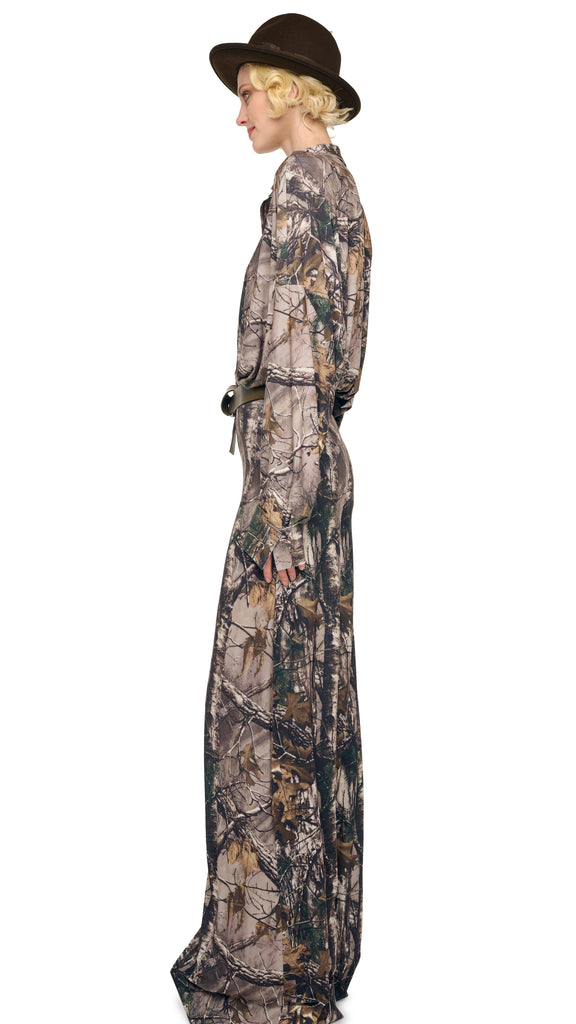 OVERSIZED NK BODYSUIT – Trees – Norma Kamali