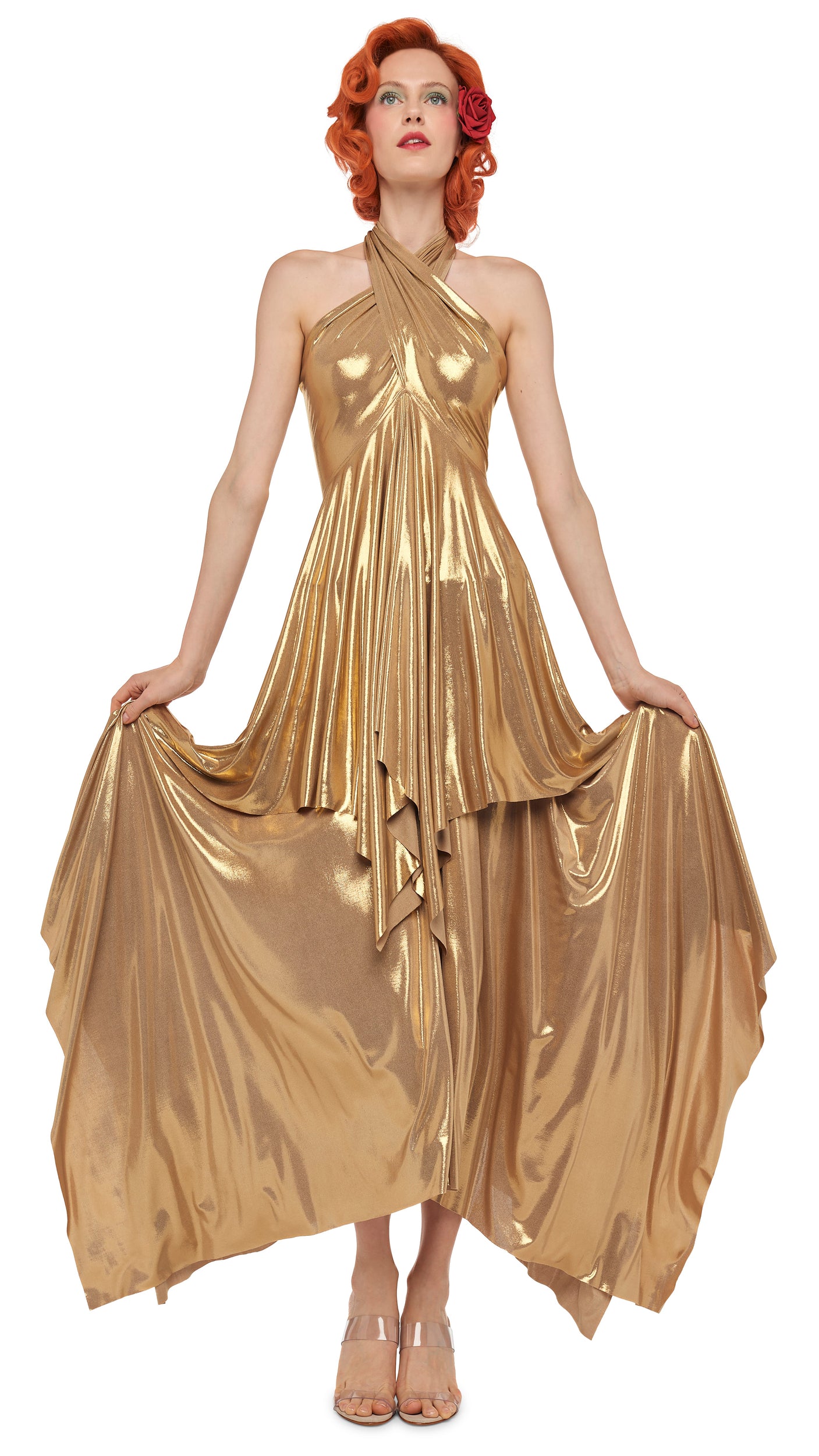 Norma Kamali Convertible - Gold / Size M Norma Kamali Convertible - Gold / Size M