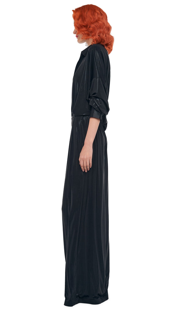 OVERSIZED NK BODYSUIT – Black – Norma Kamali