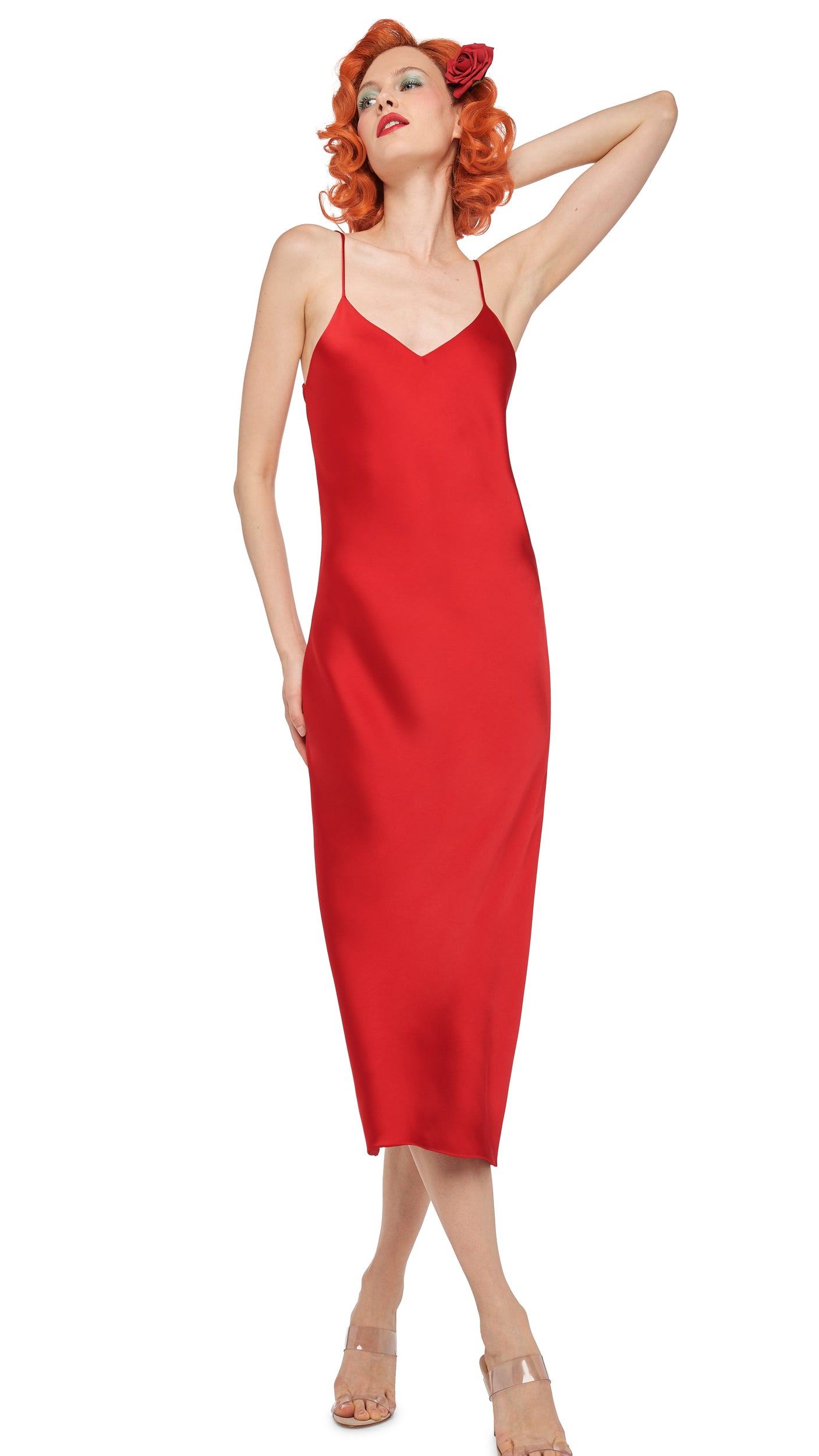 slip dress women Norma Kamali Bias Slip Dress To Midcalf