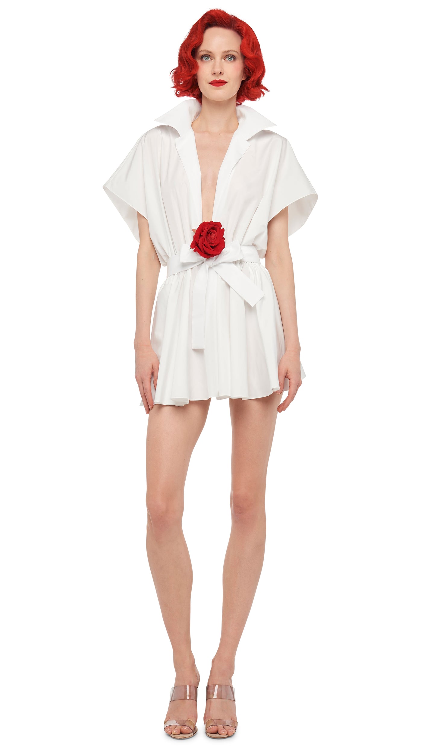Norma Kamali Super Oversized Sleeveless Boyfriend Shirt Flared Mini Dress in White - Size XS Norma Kamali Super Oversized Sleeveless Boyfriend Shirt Flared Mini Dress in White - Size XS