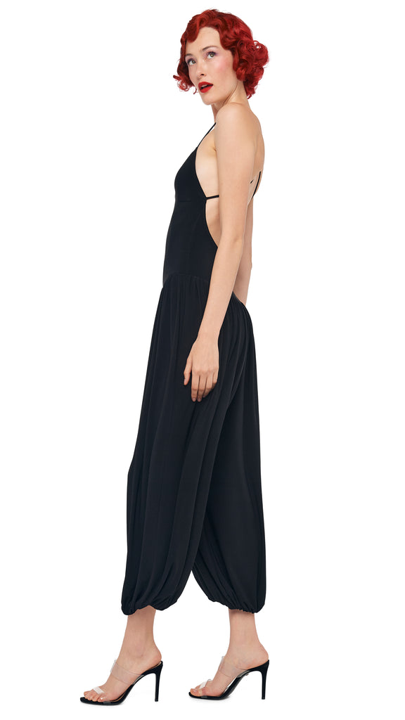 KENNY JUMPSUIT – Black – Norma Kamali