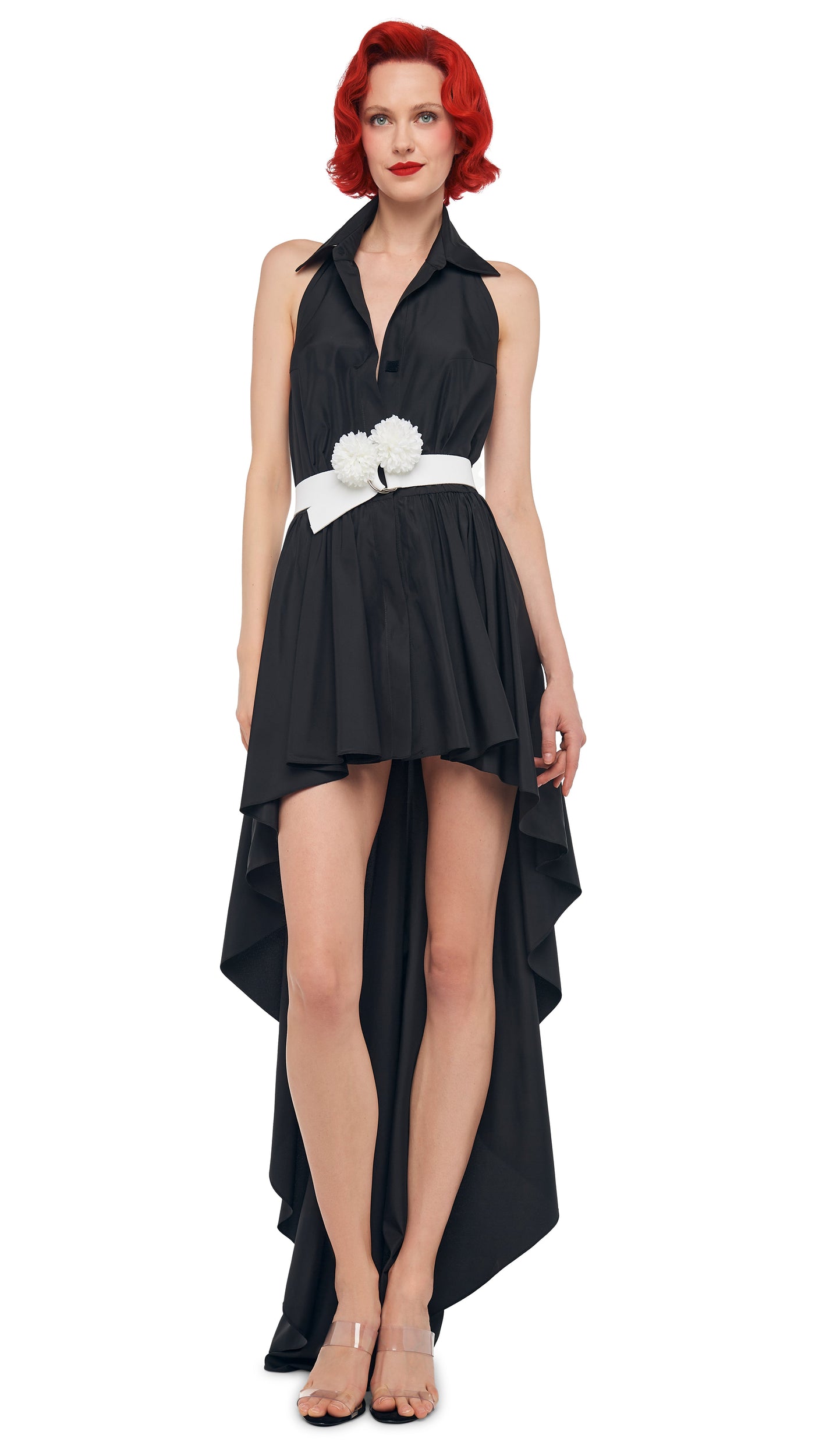 black halter flare dress Amazon.com: Milumia Women's Halter Mini Dress Backless A Line Flare Party Club Short Dresses Dark Black Small : Clothing, Shoes & Jewelry