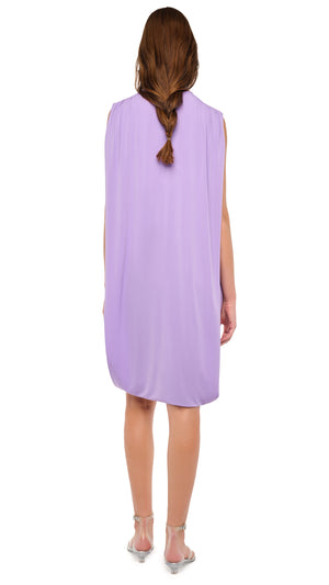 SLEEVELESS CAPE COCOON DRESS #4 Thumbnail