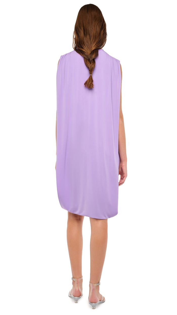 SLEEVELESS CAPE COCOON DRESS #4
