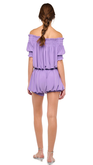SHORT SLEEVE PEASANT PUFF JUMPSHORT #4 Thumbnail