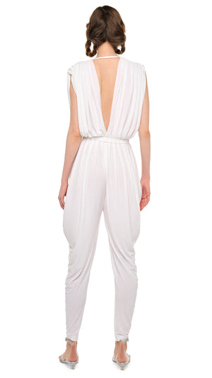 SQUARE SLEEVE WATERFALL JUMPSUIT #3 Thumbnail