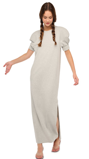 SHORT SLEEVE BOMBER 1980S LONG DRESS #1 Thumbnail