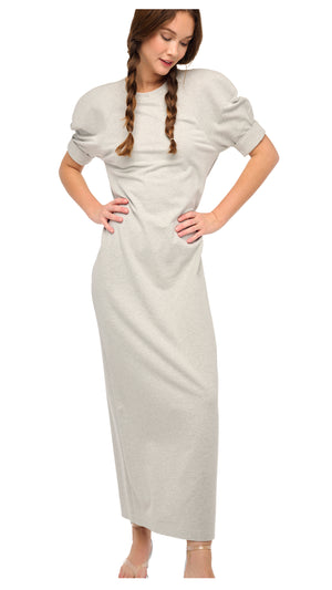 SHORT SLEEVE BOMBER 1980S LONG DRESS #1 Thumbnail