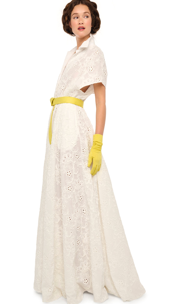 OVERSIZED SLEEVELESS NK FLARED GOWN #2