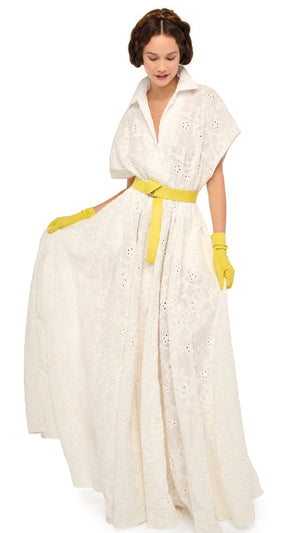 OVERSIZED SLEEVELESS NK FLARED GOWN #1 Thumbnail