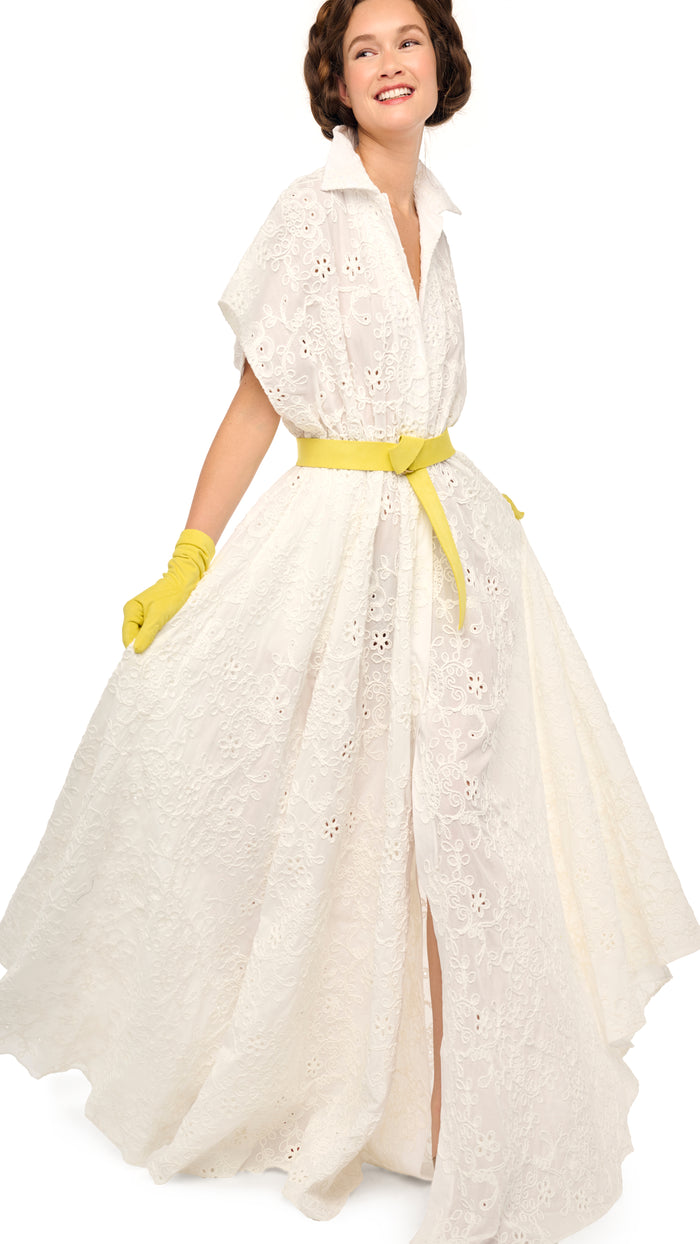 OVERSIZED SLEEVELESS NK FLARED GOWN #7