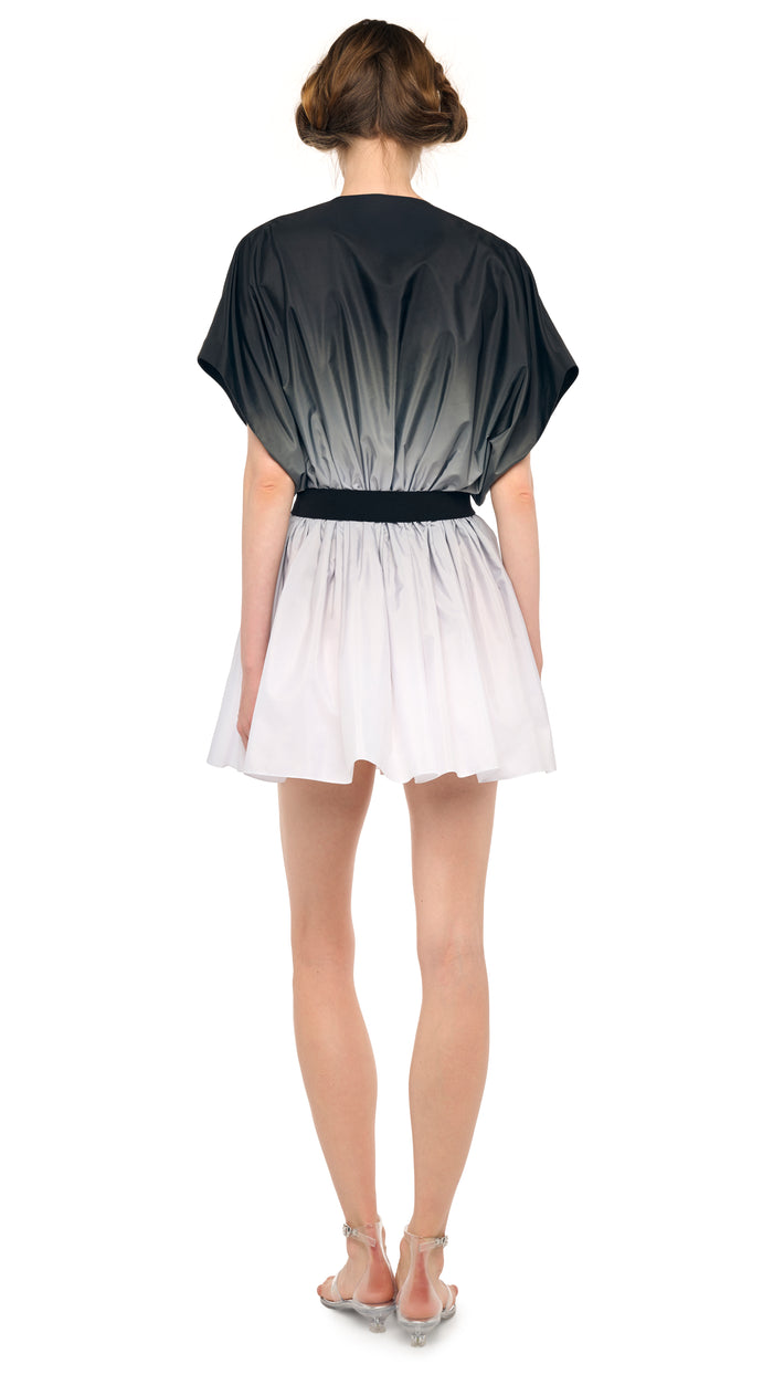 SLEEVELESS FLARED MINI DRESS #3