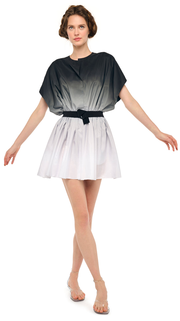 SLEEVELESS FLARED MINI DRESS #6