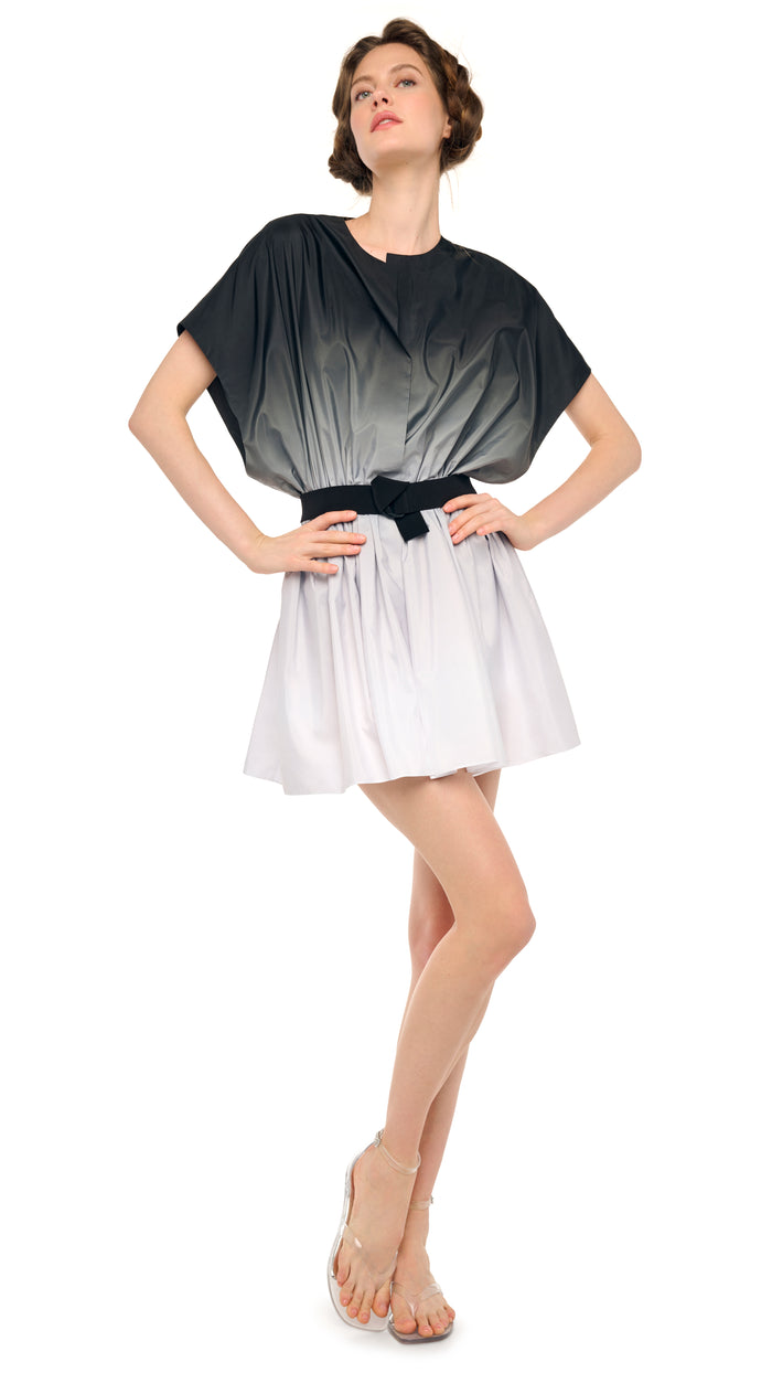 SLEEVELESS FLARED MINI DRESS #5