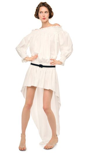 LONG SLEEVE PEASANT HI LOW DRESS #6 Thumbnail