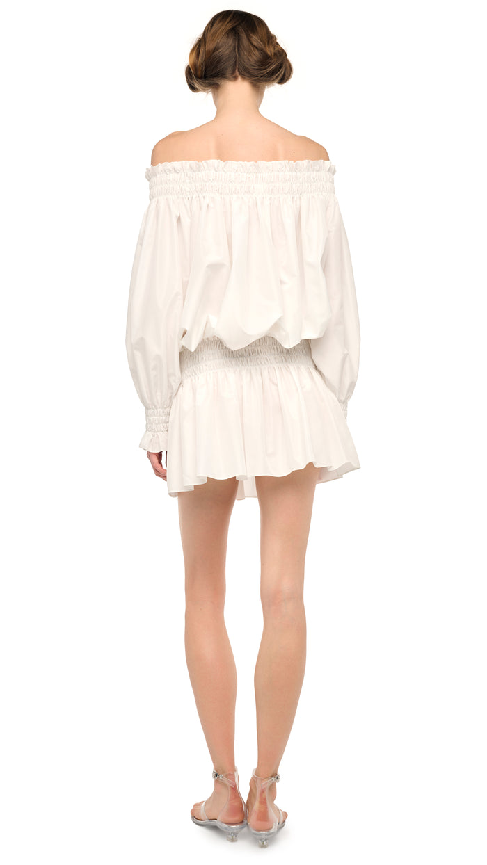 LONG SLEEVE PEASANT MINI DRESS #3