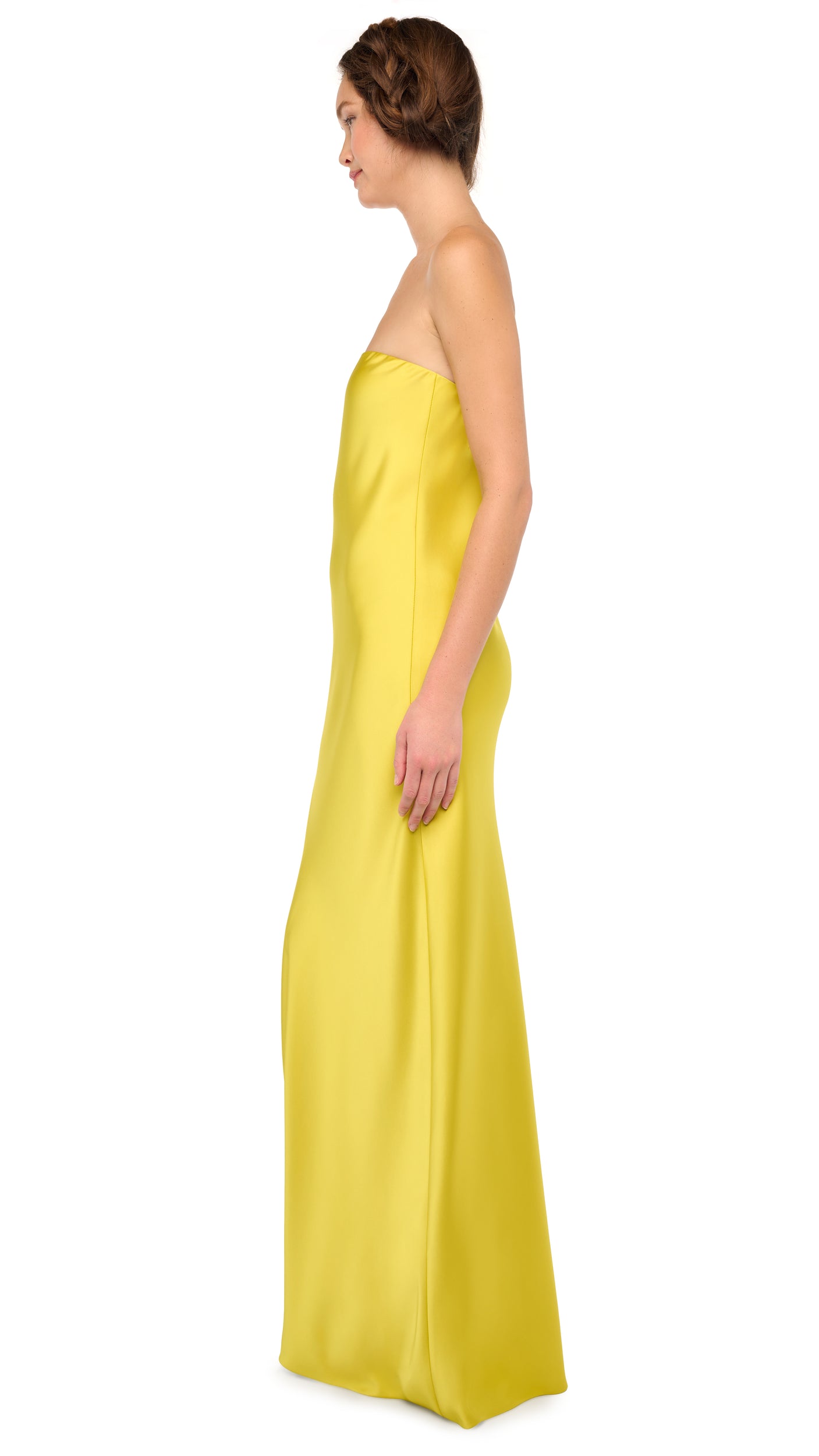 Norma Kamali Bias Strapless Gown