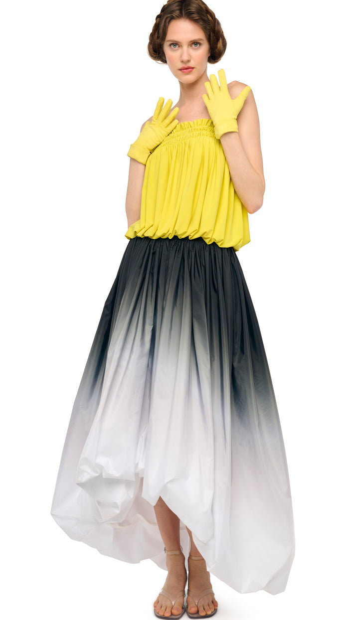 HI LOW BUBBLE SKIRT #7