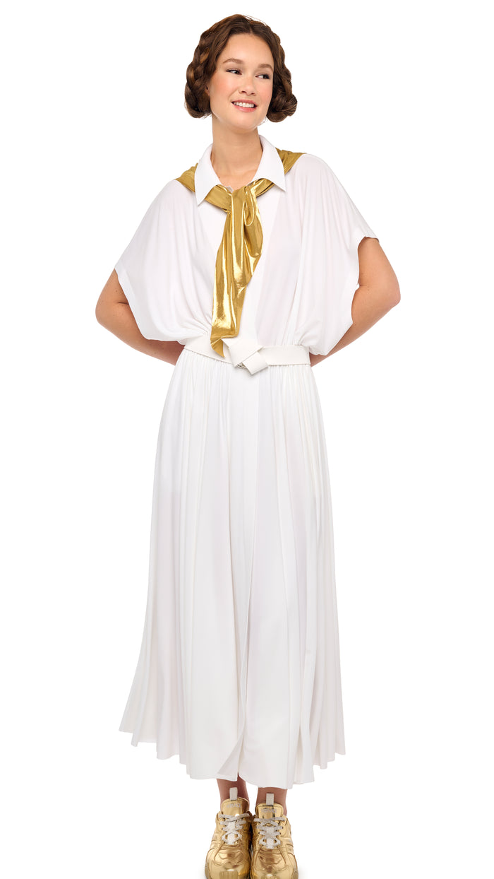 OVERSIZED SLEEVELESS NK FLARED DRESS #6