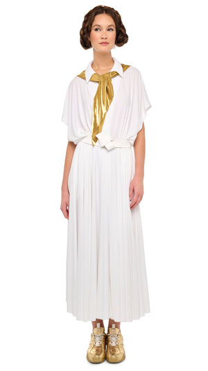 OVERSIZED SLEEVELESS NK FLARED DRESS #4 Thumbnail