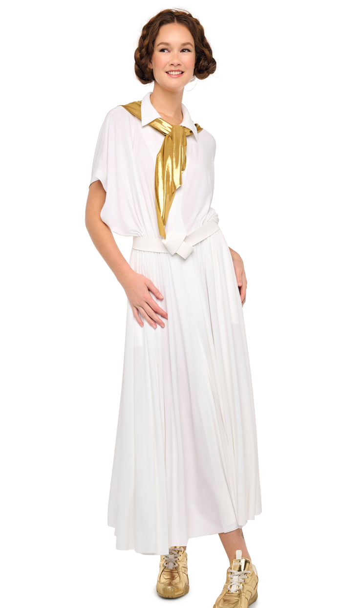 OVERSIZED SLEEVELESS NK FLARED DRESS #5