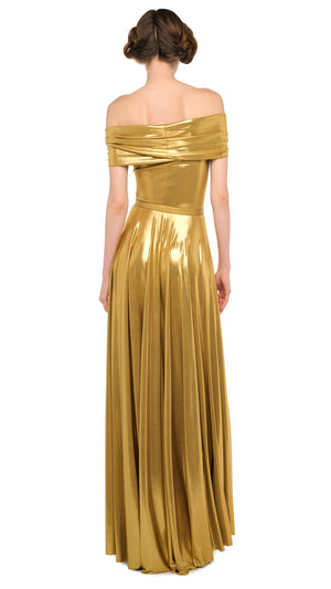 COWL NECK FLARED GOWN #3 Thumbnail