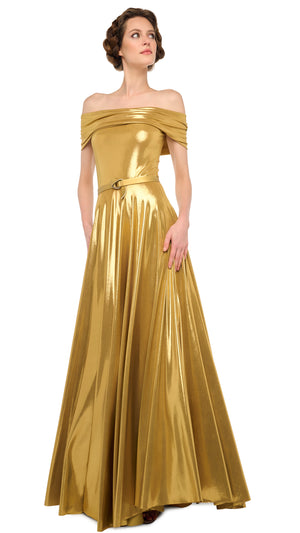 COWL NECK FLARED GOWN #6 Thumbnail