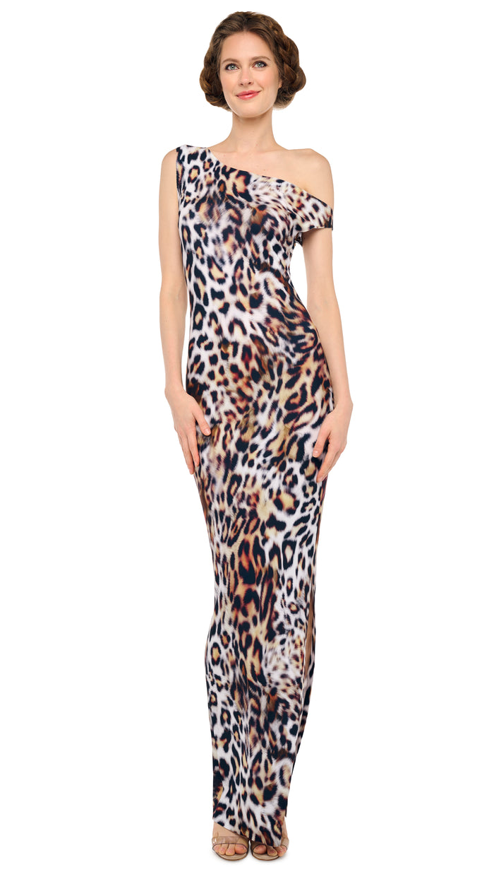 DROP SHOULDER FITTED GOWN #4
