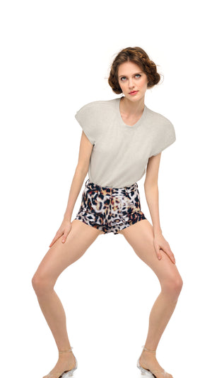 CAP SLEEVE BOMBER BODYSUIT #7 Thumbnail