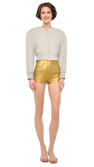 HIGH WAIST JEAN SHORT #4 Thumbnail