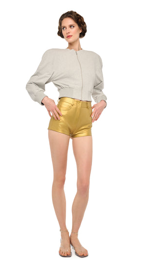 HIGH WAIST JEAN SHORT #1 Thumbnail