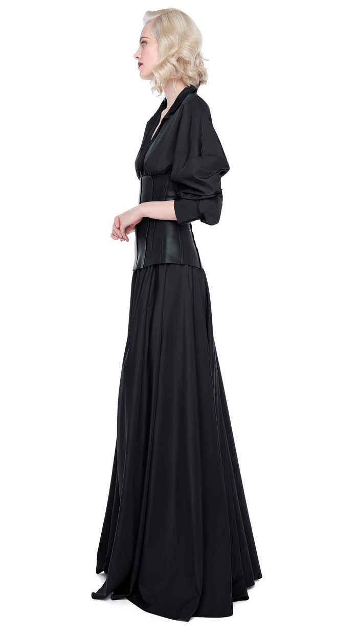 SUPER OS BF NK SHIRT FLARED GOWN #2