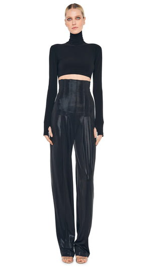 HIGH WAIST TAILORED PLEAT PANT #1 Thumbnail